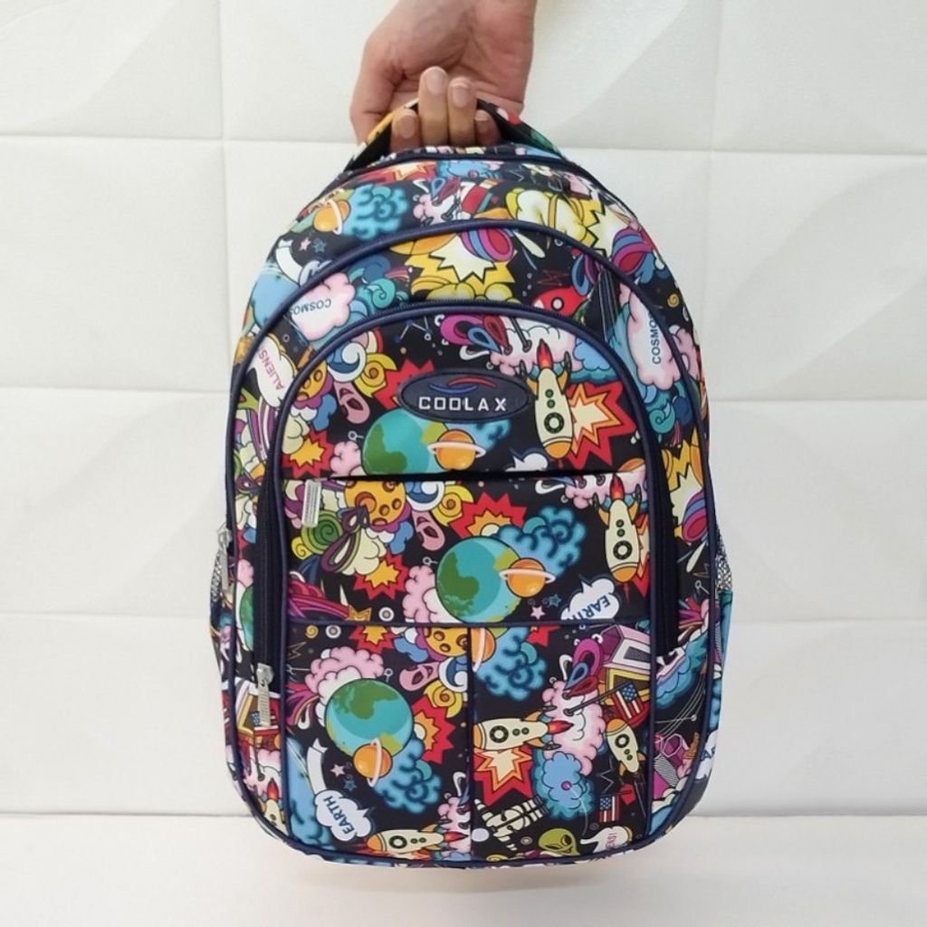 مشخصات کیف مدرسه دخترانه مدل فضایی