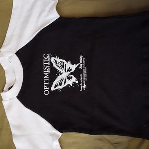 کراپ تیشرت پروانه