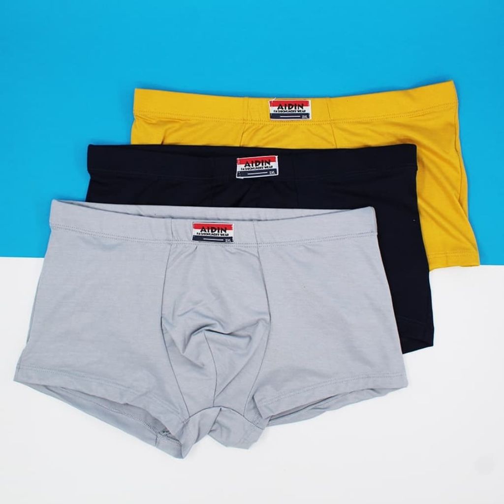 خرید اینترنتی شورت مردانه پادار 3 عددی – سایز 2XL با پارچه پنبه لاکرا