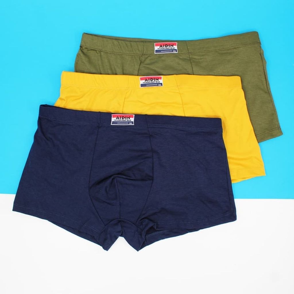 فروش اینترنتی شورت پادار مردانه پک 3 عددی – پنبه لاکرا سایز 3XL