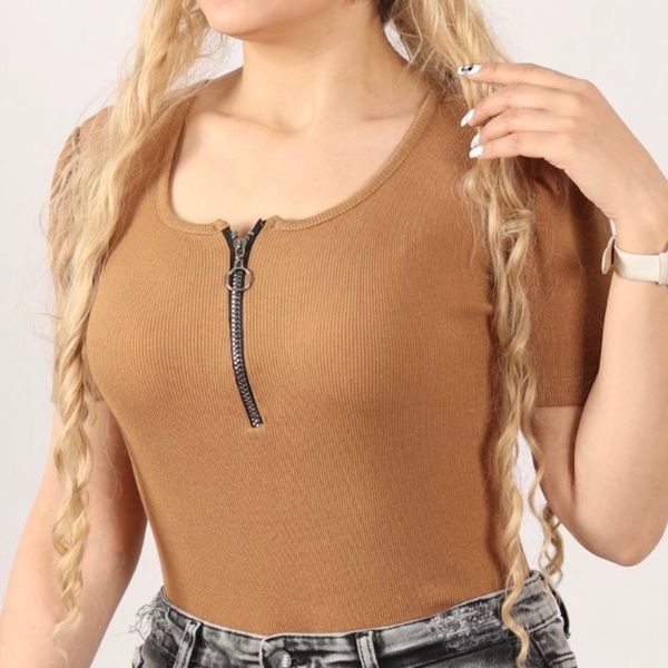 بادی زنانه آستین کوتاه