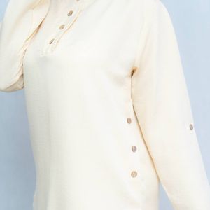 فروش اینترنتی شومیز شلوار ست جلو و بغل دکمه سولین