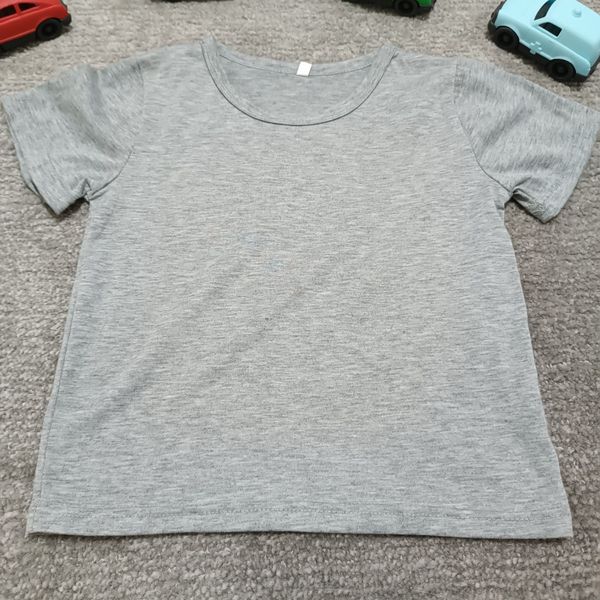 تیشرت بیسیک طوسی وارداتی