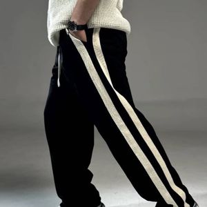 قیمت ارزان شلوار اسلش بگ مردانه دو خط رنگ کرم امیری با تضمین کیفیت