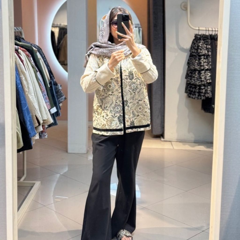 خرید انلاین مانتو گلدوزی کد 180087 روانا