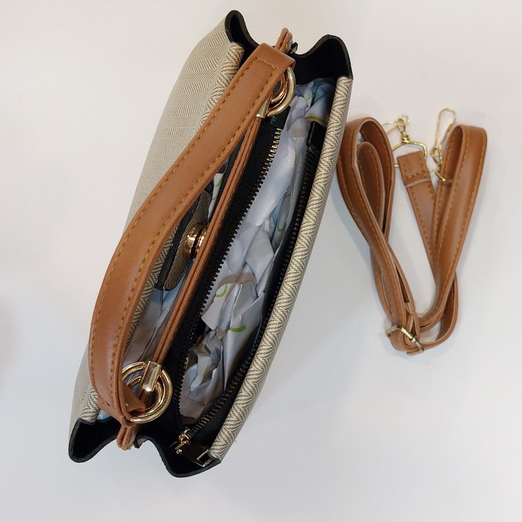 خرید اینترنتی کیف زنانه کنفی رودوشی شیک