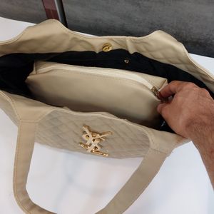 قیمت کیف زنانه رودوشی بزرگ طرح ایوسن لورن YSL