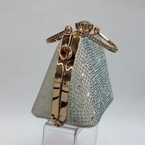 خرید اینترنتی کیف زنانه مجلسی نگین دار