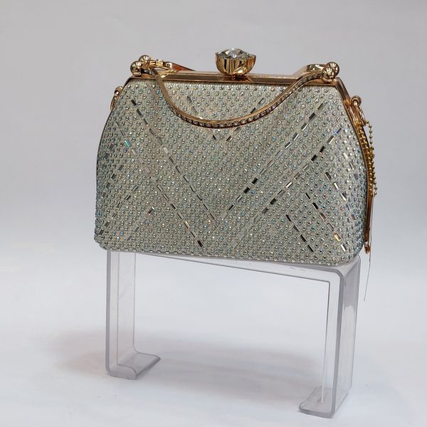 کیف زنانه مجلسی نگین دار