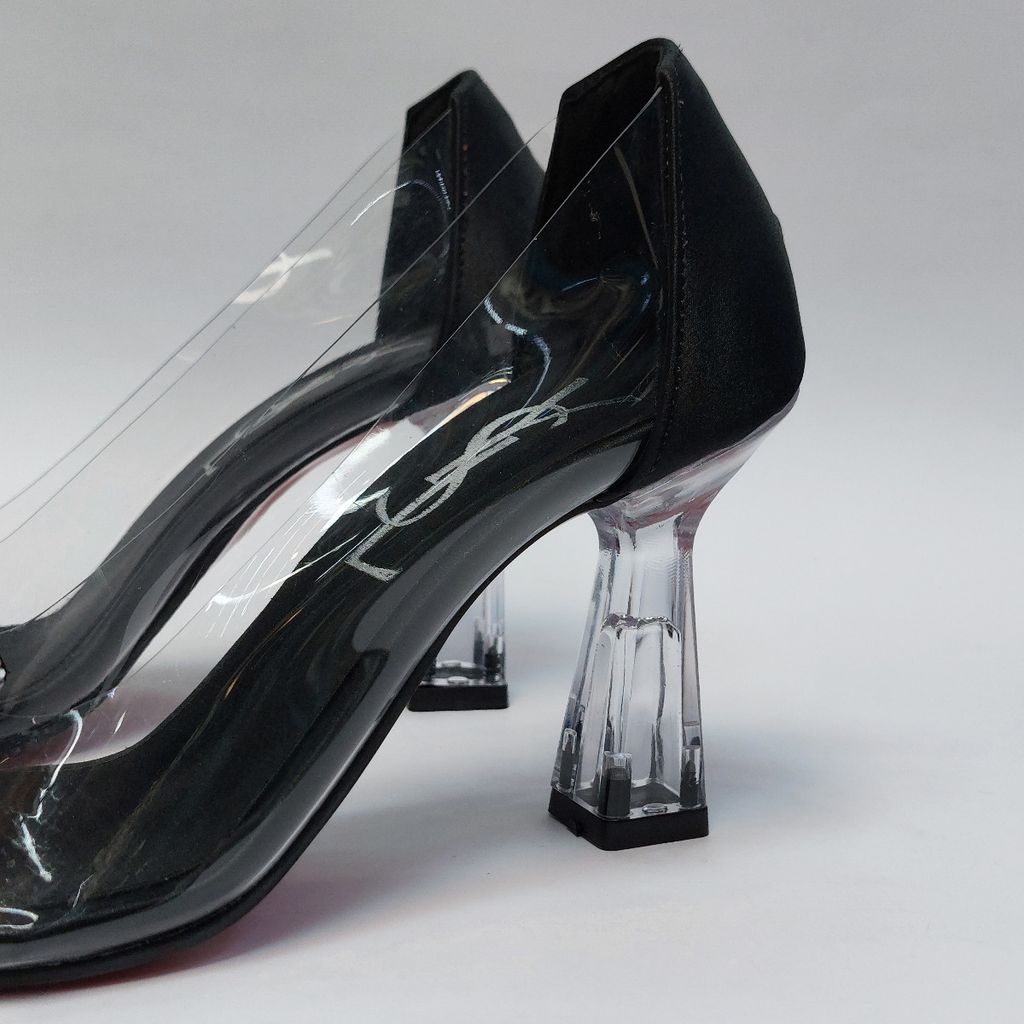 قیمت ارزان کفش مجلسی زنانه پاشنه بلند طلقی پاپیونی