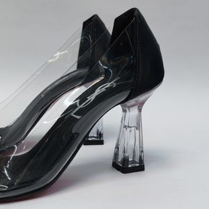 قیمت ارزان کفش مجلسی زنانه پاشنه بلند طلقی پاپیونی