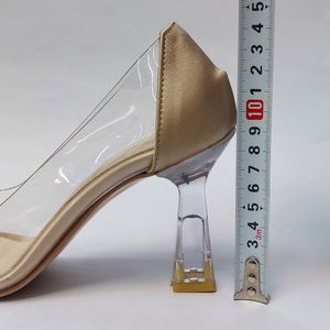 خرید انلاین کفش مجلسی زنانه پاشنه بلند طلقی پاپیونی YSL