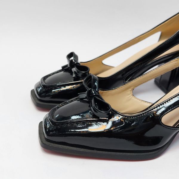 کالج زنانه پاپیونی پاشنه دار مشکی