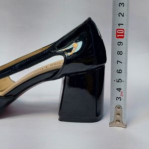 خرید اینترنتی کالج زنانه پاپیونی پاشنه دار مشکی