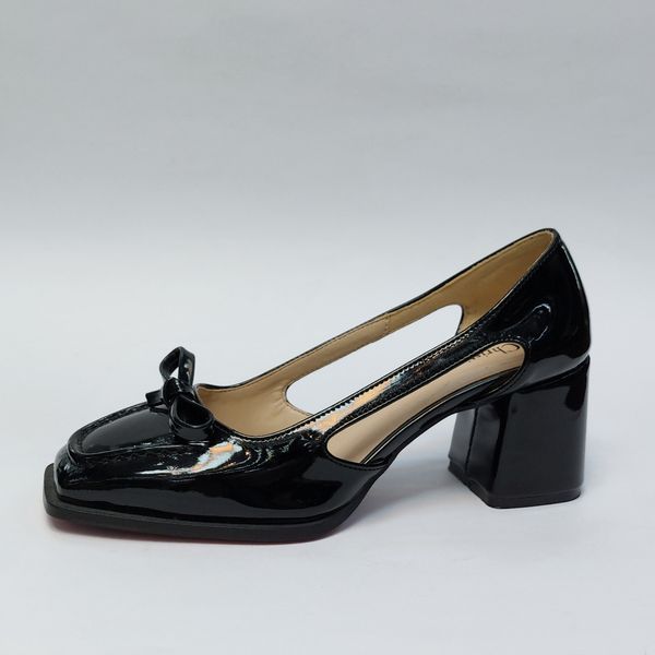 کالج زنانه پاپیونی پاشنه دار مشکی