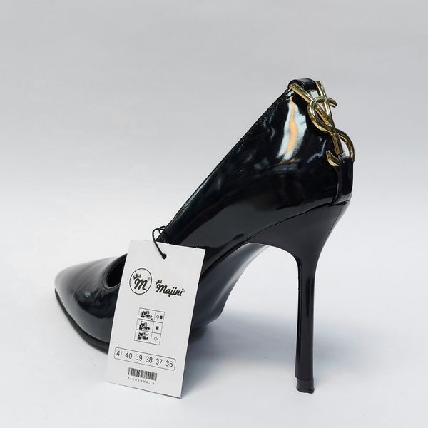 کفش زنانه مجلسی پاشنه بلند طرح جدید YSL مشکی