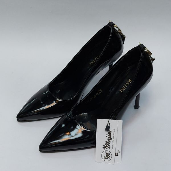 کفش زنانه مجلسی پاشنه بلند طرح جدید YSL مشکی