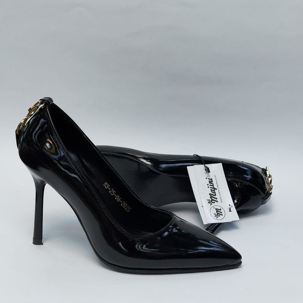 کفش زنانه مجلسی پاشنه بلند طرح جدید YSL مشکی