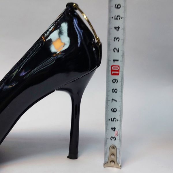 کفش زنانه مجلسی پاشنه بلند طرح جدید YSL مشکی