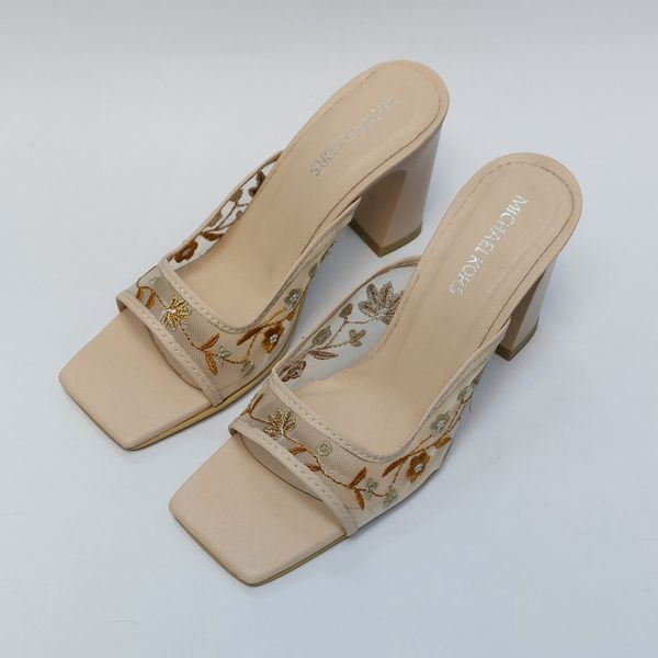 کفش زنانه مجلسی توری گلدوزی شده طرح جدید