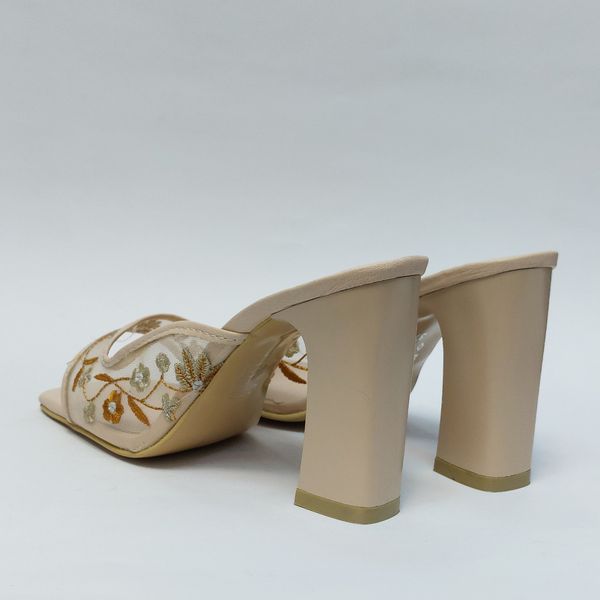 کفش زنانه مجلسی توری گلدوزی شده طرح جدید