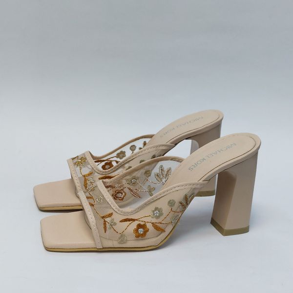 کفش زنانه مجلسی توری گلدوزی شده طرح جدید