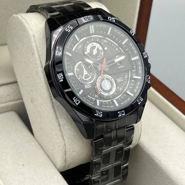 ساعت مچی مردانه مارک کاسیو طرح سه موتوره