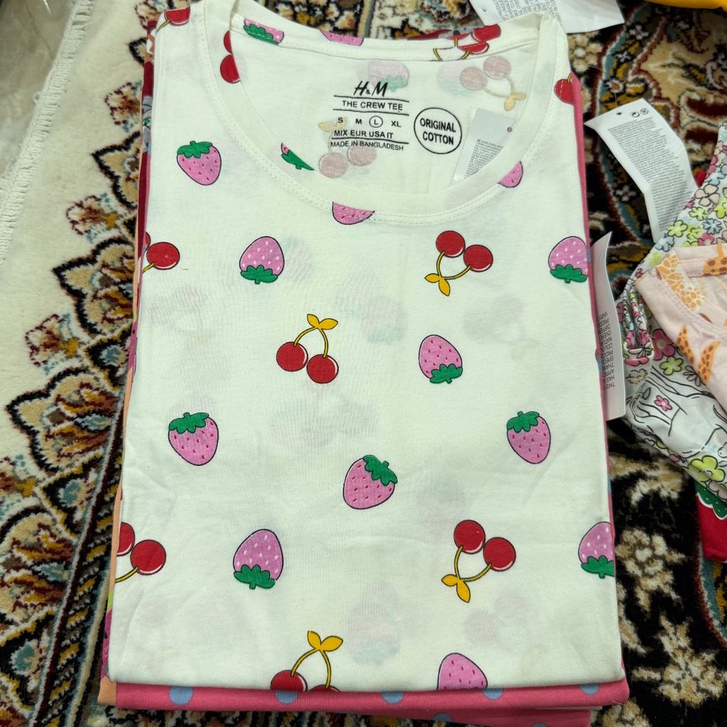 خرید انلاین تیشرت نخ پنبه زنانه