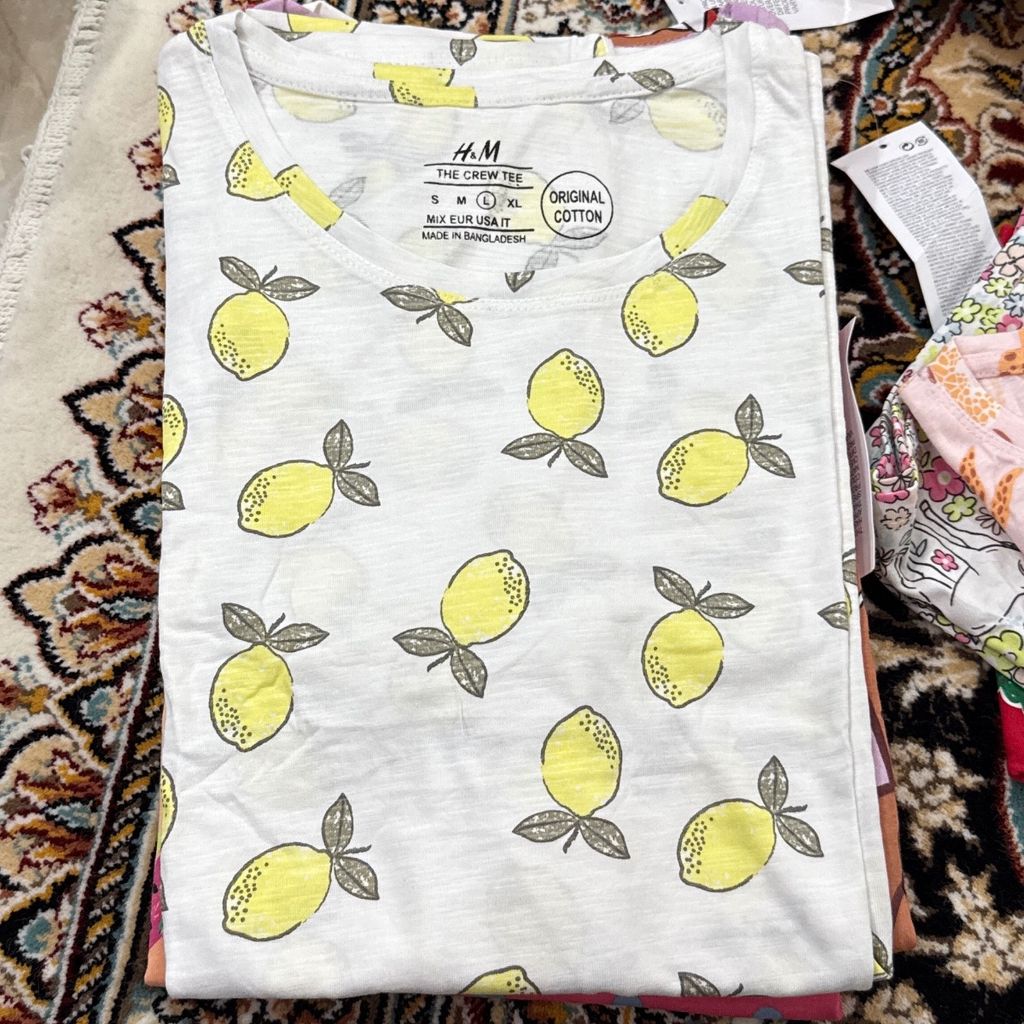 خرید انلاین تیشرت نخ پنبه زنانه