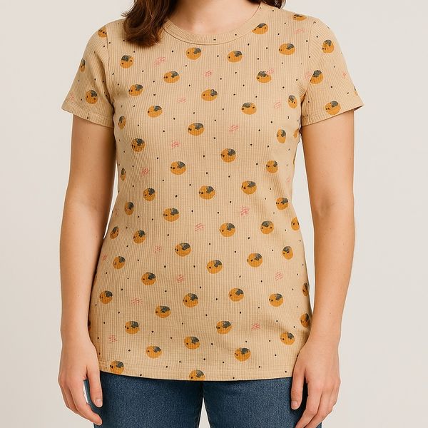 تیشرت زنانه کبریتی برند اچ اند ام مدیوم