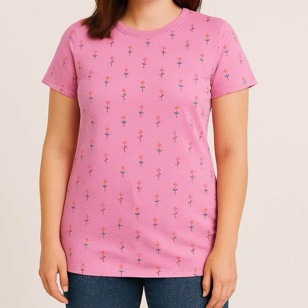 تیشرت زنانه کبریتی برند اچ اند ام مدیوم