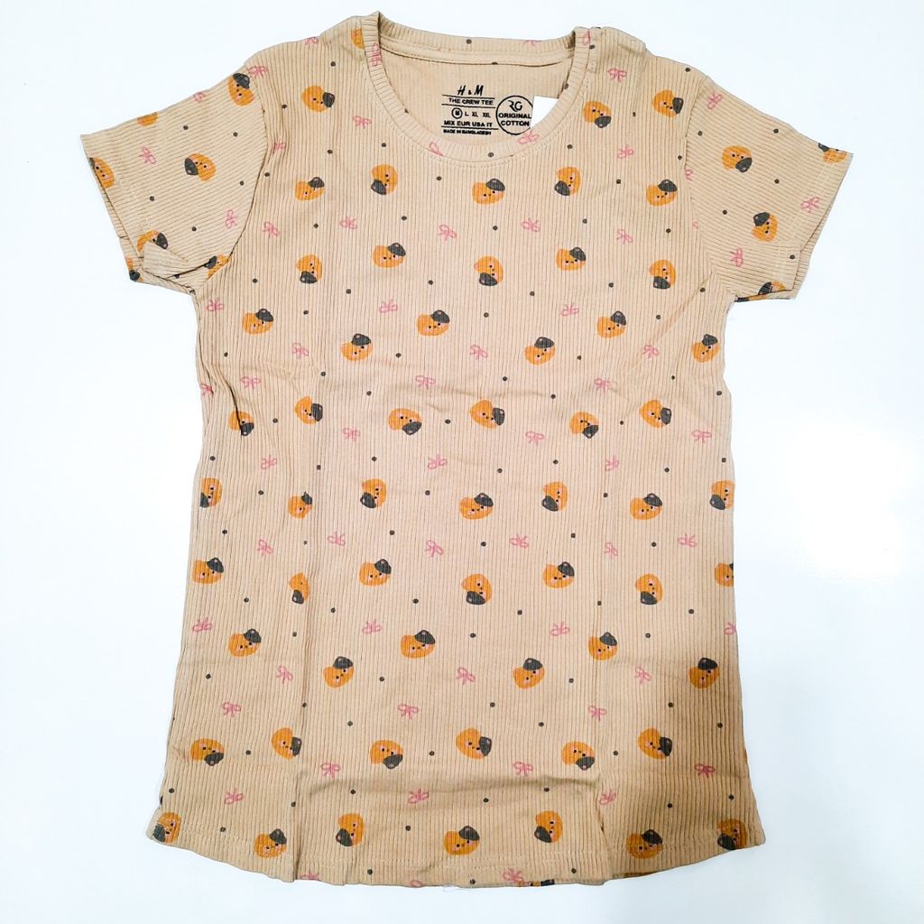 خرید انلاین تیشرت زنانه کبریتی برند اچ اند ام مدیوم