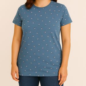 خرید انلاین تیشرت زنانه کبریتی برند اچ اند ام مدیوم