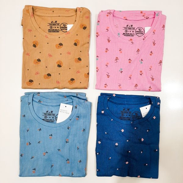 تیشرت زنانه کبریتی برند اچ اند ام مدیوم