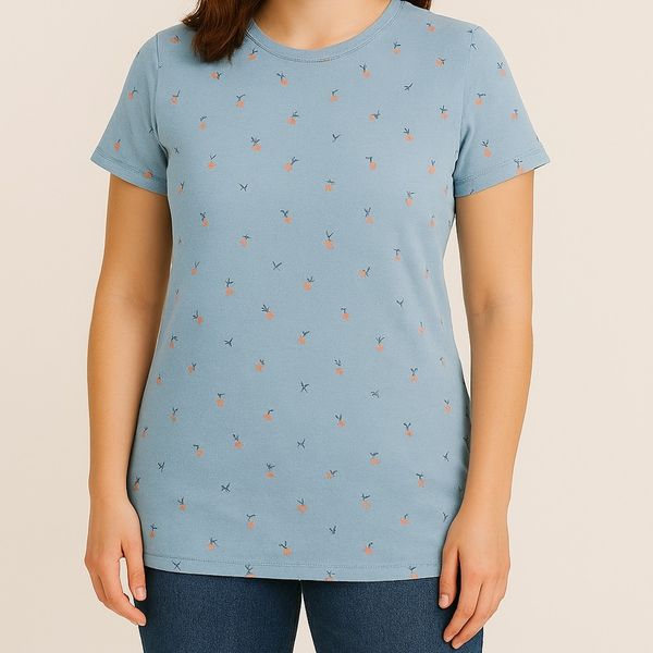 تیشرت زنانه کبریتی برند اچ اند ام مدیوم