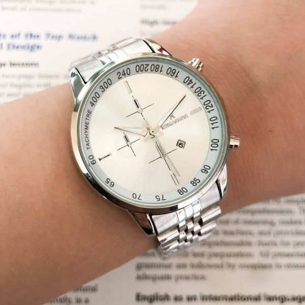 ست ساعت رومانسون بنداستیل نقره‌ای | مردانه و زنانه