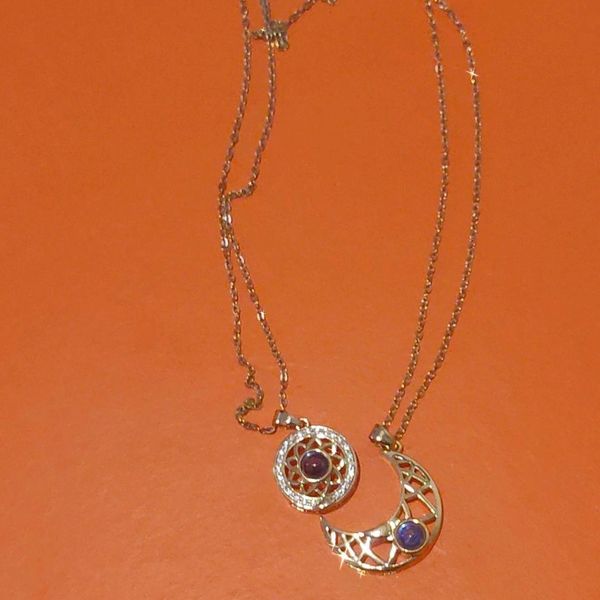 ست گردنبند مگنتی صد زبانه ماه و خورشید