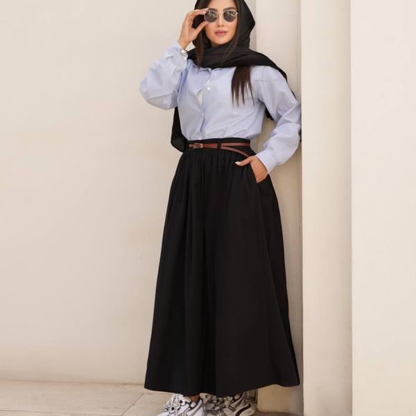 دامن شومیز کمربند زنانه ست زارا