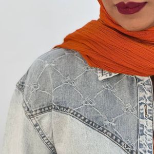 خرید آنلاین مانتو جین ژاکارد