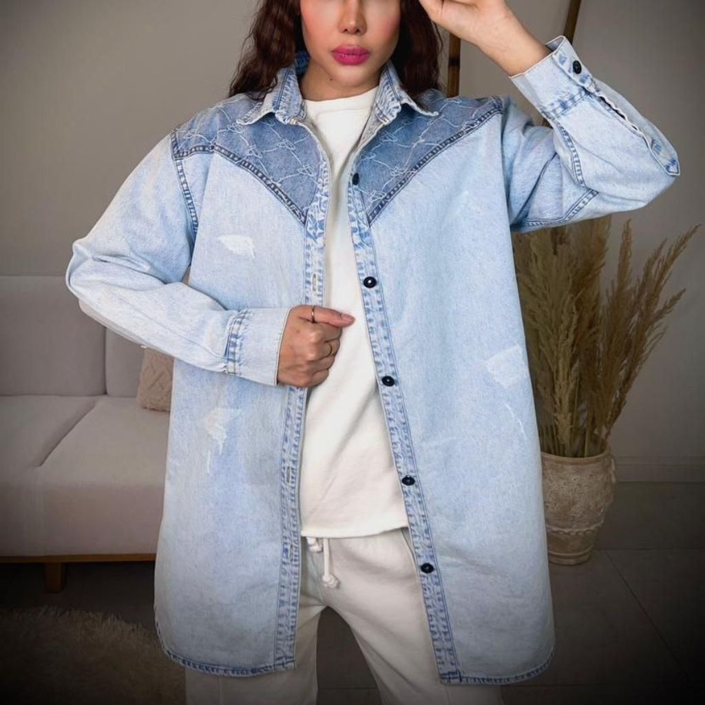 مشخصات مانتو جین ژاکارد