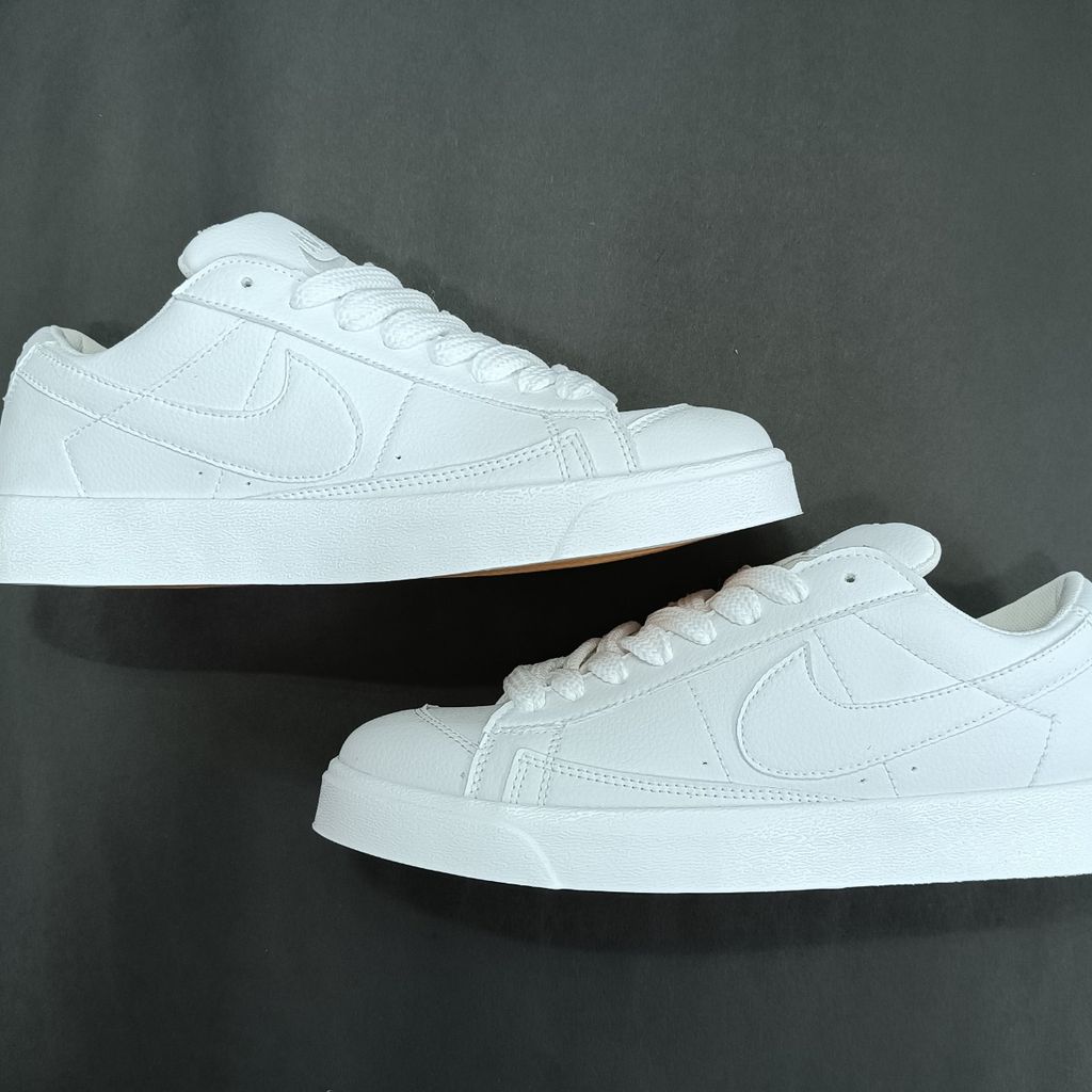 خرید آنلاین کتونی مردانه نایک بلیزر تمام سفید کیفیت بالا