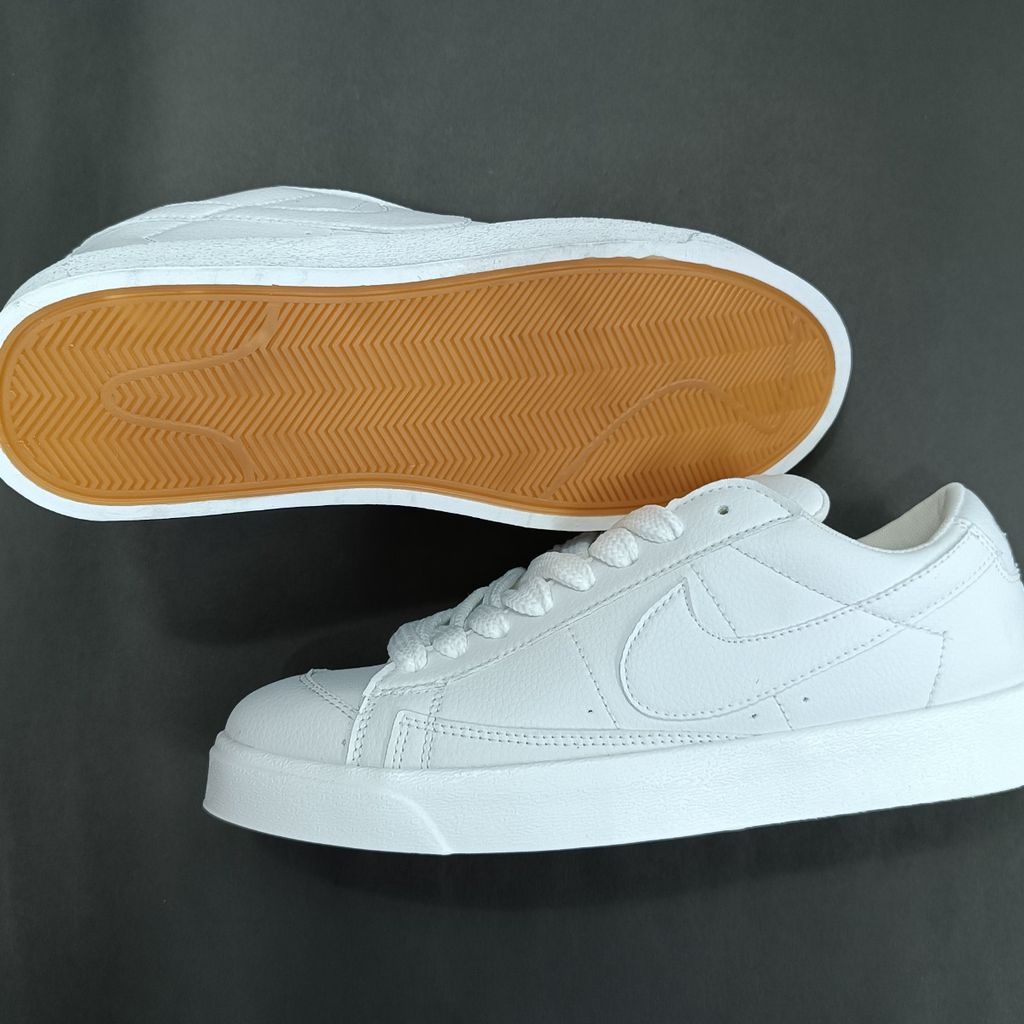 خرید اینترنتی کتونی مردانه نایک بلیزر تمام سفید کیفیت بالا