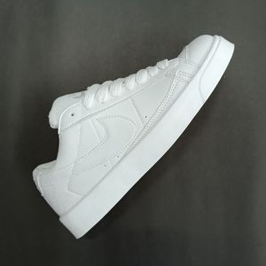 فروش اینترنتی کتونی مردانه نایک بلیزر تمام سفید کیفیت بالا