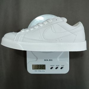 خرید اینترنتی کتونی مردانه نایک بلیزر تمام سفید کیفیت بالا