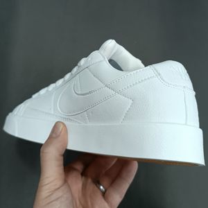 قیمت ارزان کتونی مردانه نایک بلیزر تمام سفید کیفیت بالا