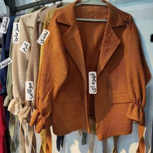 فروش اینترنتی مانتو کتی آستین گرهی الیسا