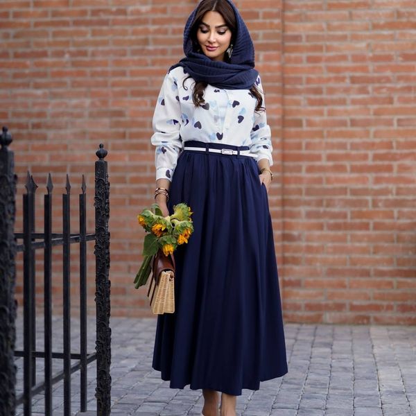 ست سه تیکه شومیز دامن کمربند زنانه قلب قلبی