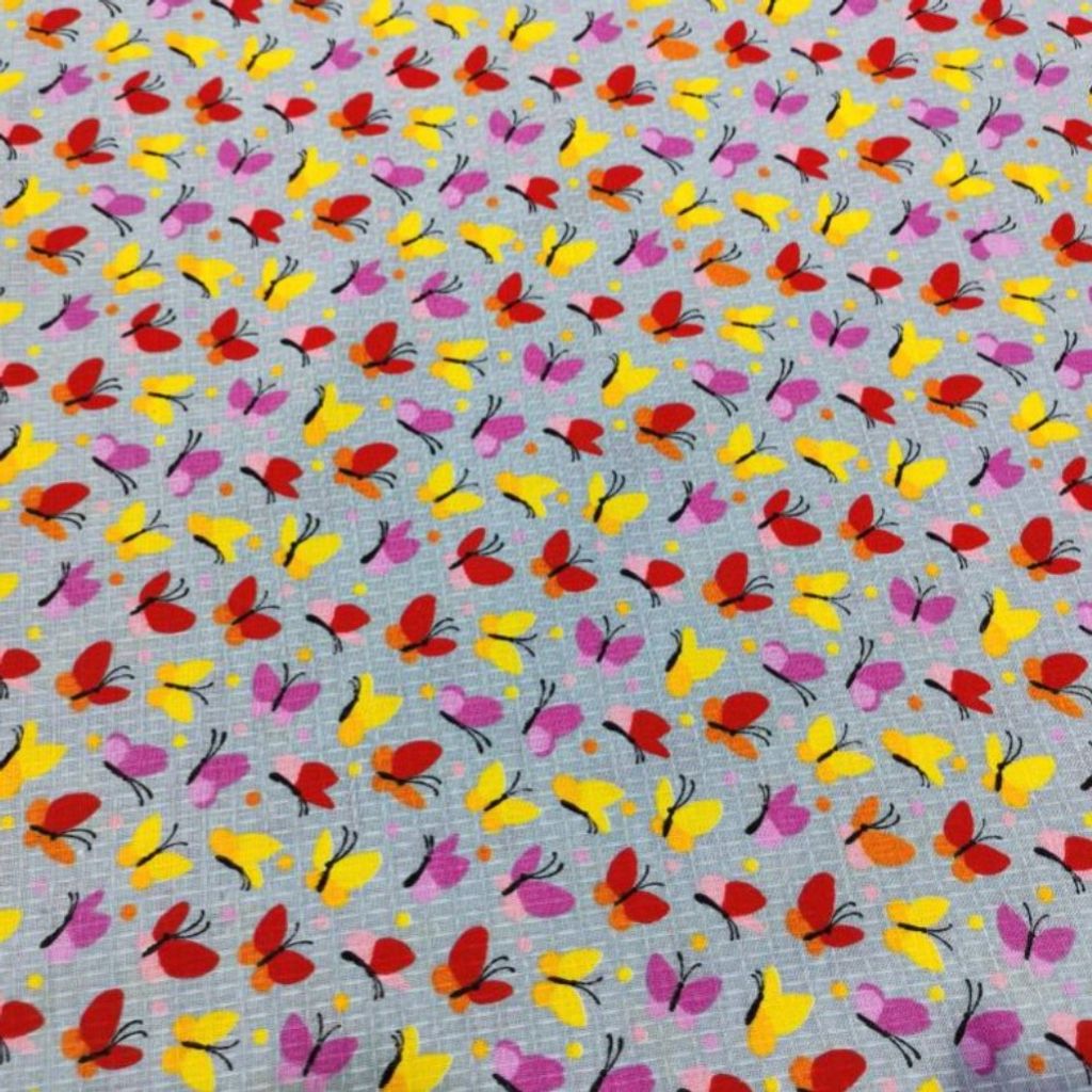 خرید انلاین پارچه آشپزخانه تمام پنبه طرح پروانیز عرض 1.5 متر