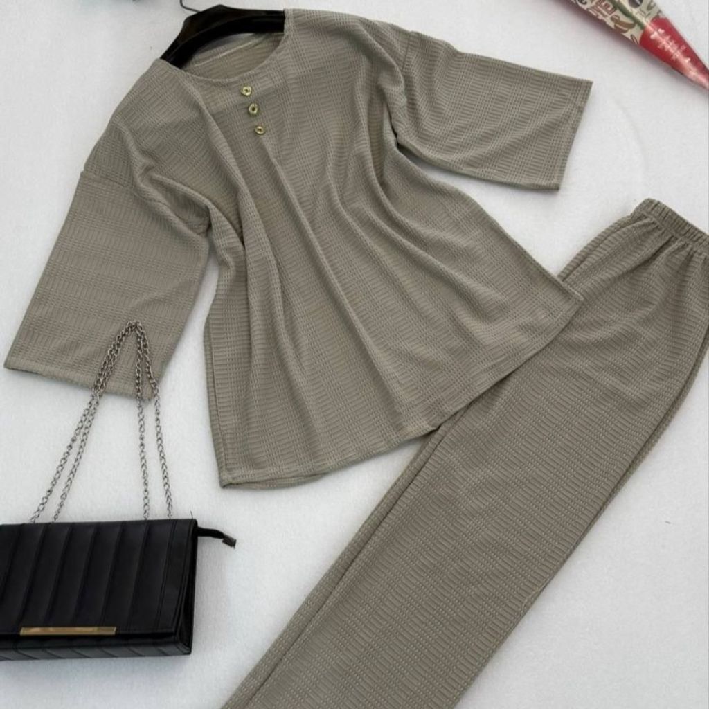 قیمت ست تونیک شلوار سه دکمه مراکشی نورا