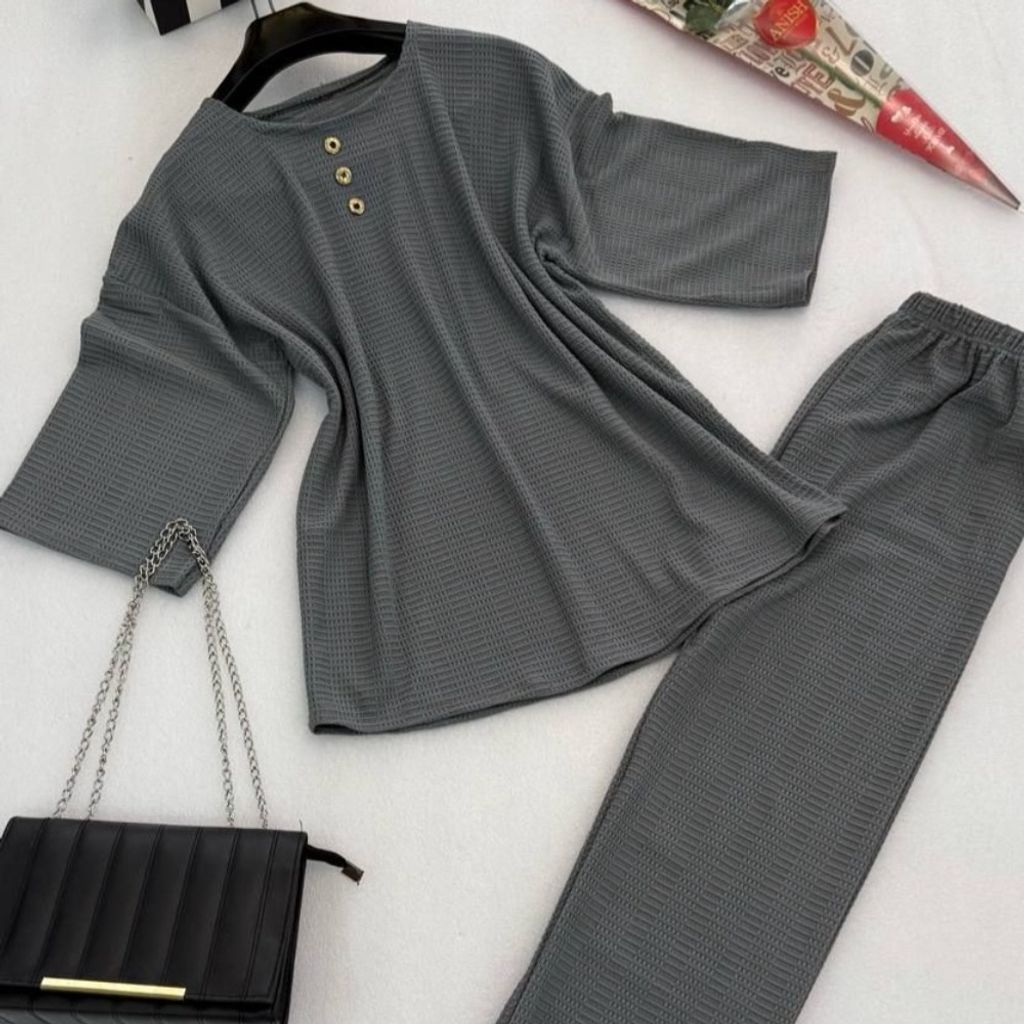 قیمت ارزان ست تونیک شلوار سه دکمه مراکشی نورا